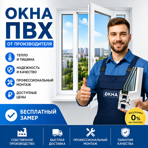 Купить пластиковые окна Тирасполь ⭐ Энергосберегающие окна ПВХ для квартир, домов и офисов